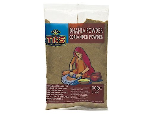 "Dhania (Coriander) Powder" (Koriander gemahlen)